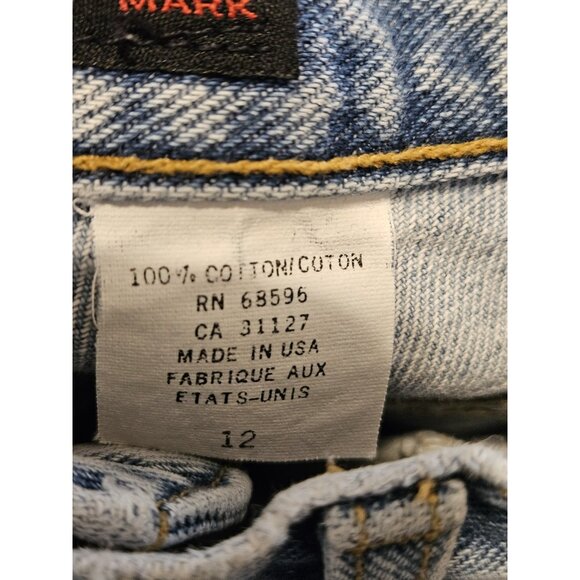 VTG DKNY Denim Blue Jeans (Women's 12) Made In USA Light Wash 12x30 - Picture 10 of 10